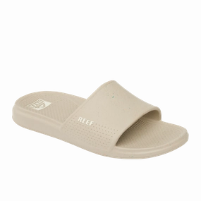 Sandals Rewards Levels REEF Oasis Slide Sandal-Regrind Tan