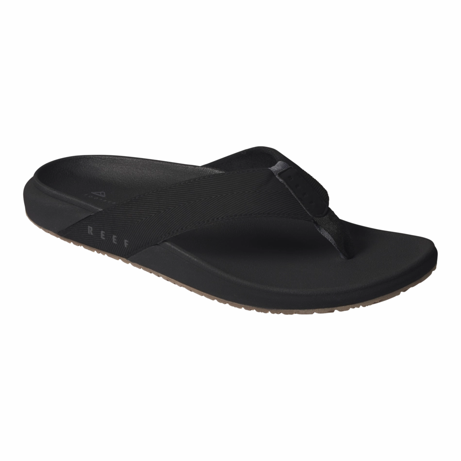 REEF The Raglan Sandal-Black/Gum Cool Sandals