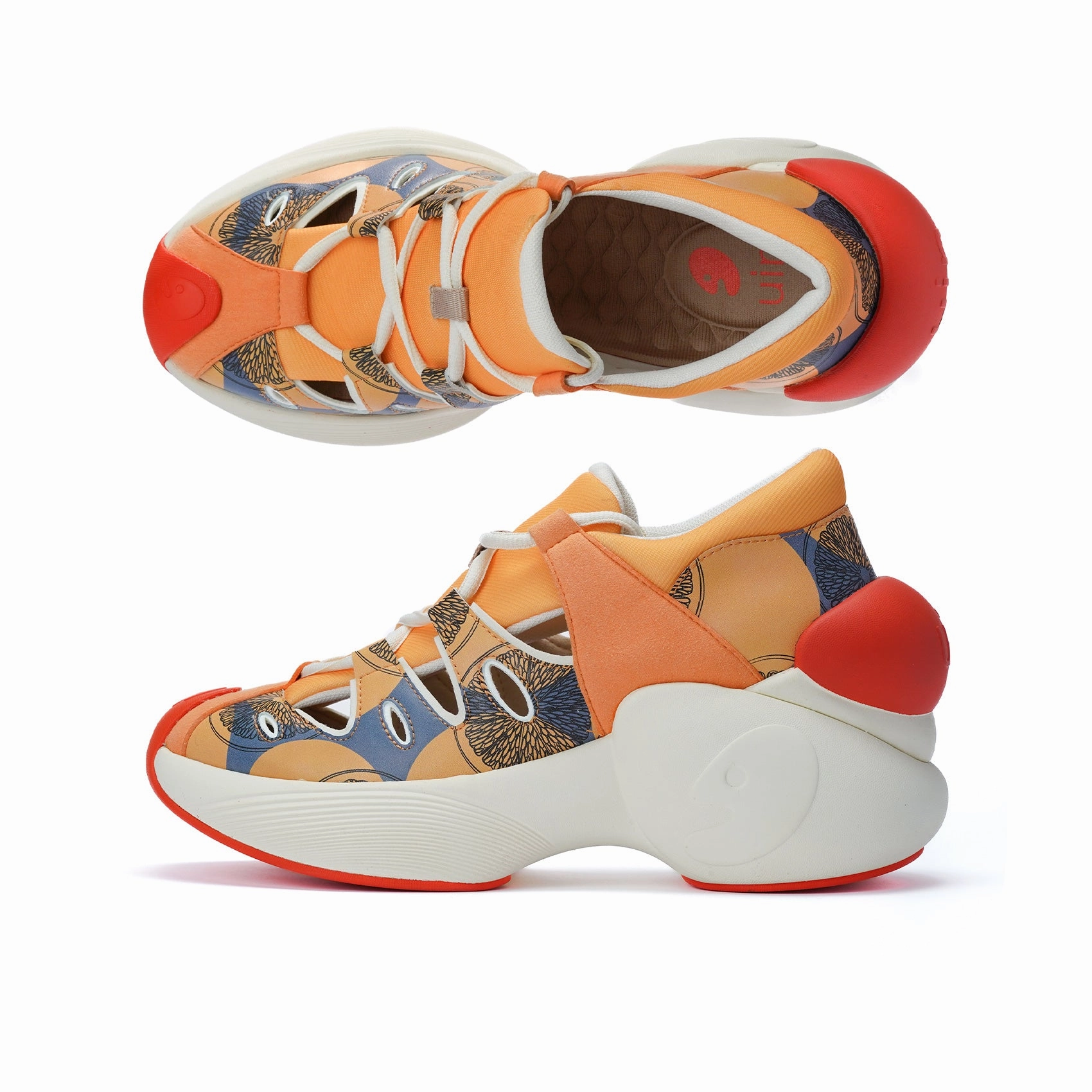 Dress Sport Shoes Refreshing Orange Women
