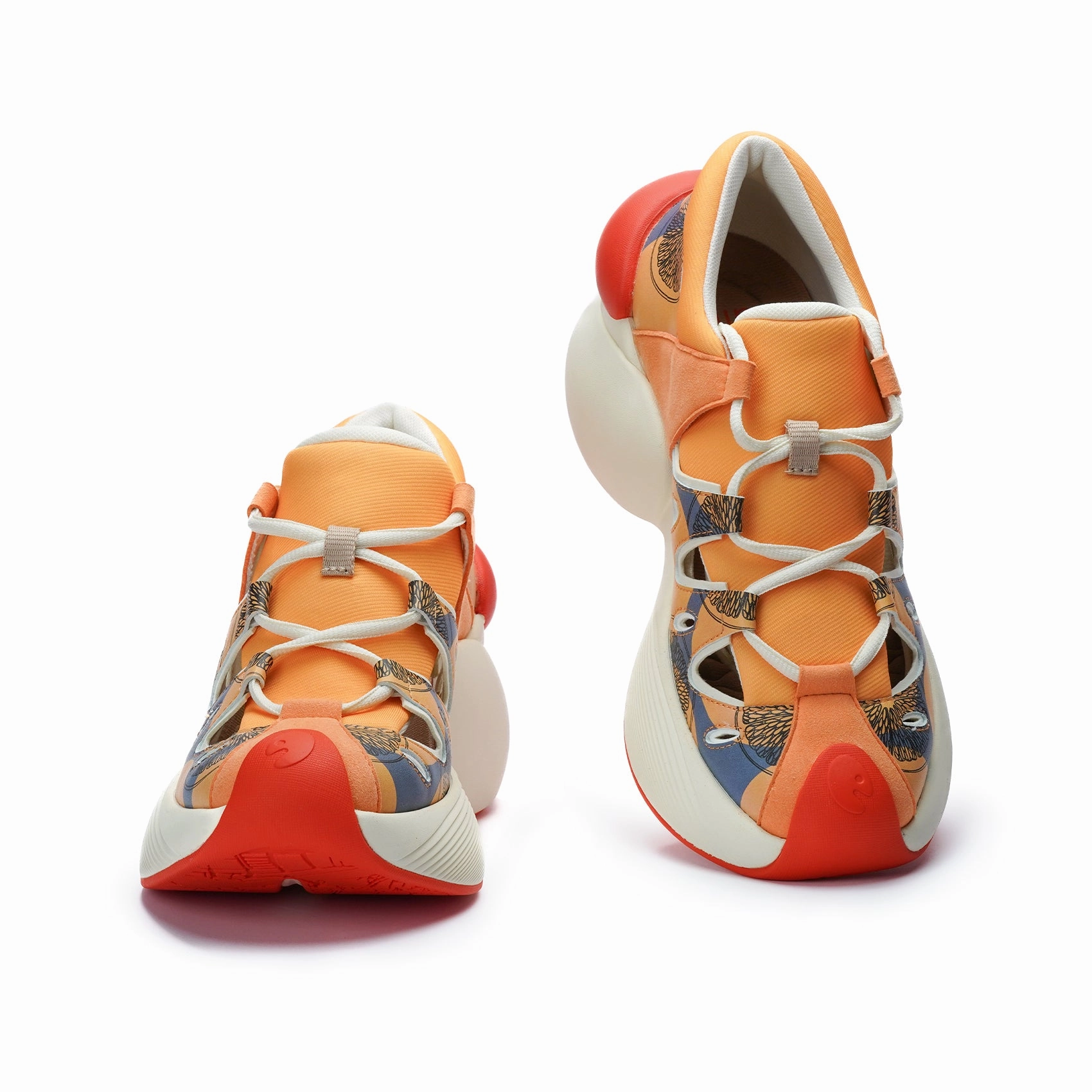 Totes Dress Shoe Covers Refreshing Orange Women