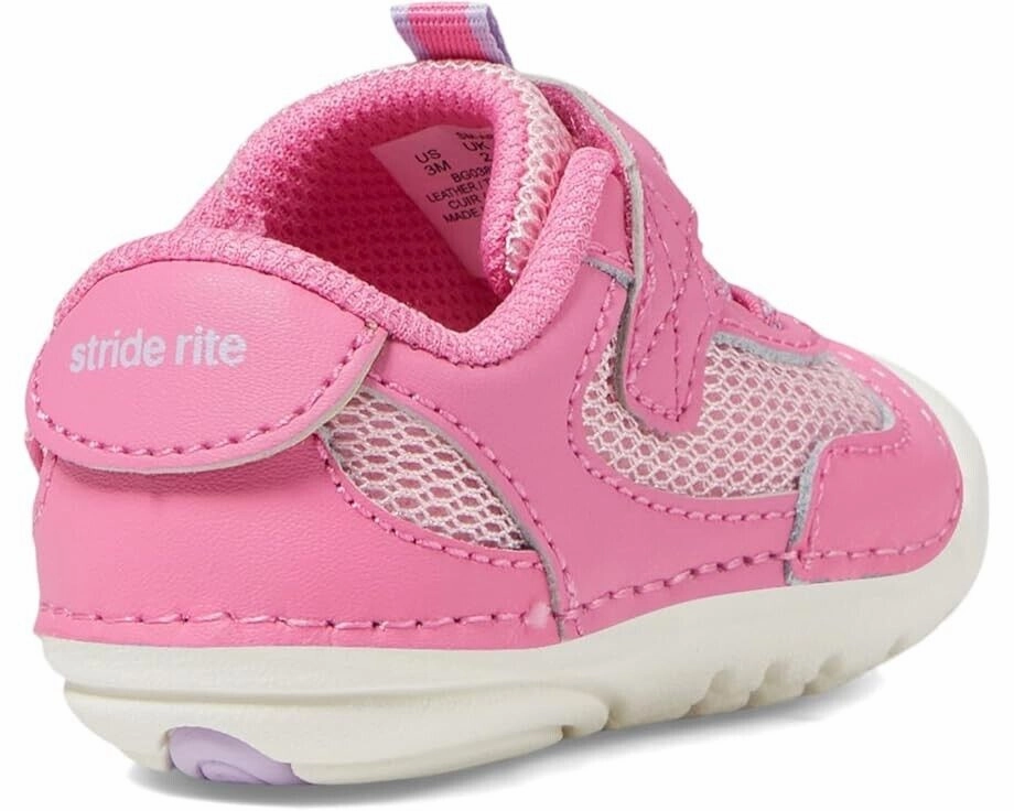 Stride Rite Apollo BG038302 Sneakers Toddler Pink Comfort Walking Shoes FZP533 Sneakers For Standing All Day