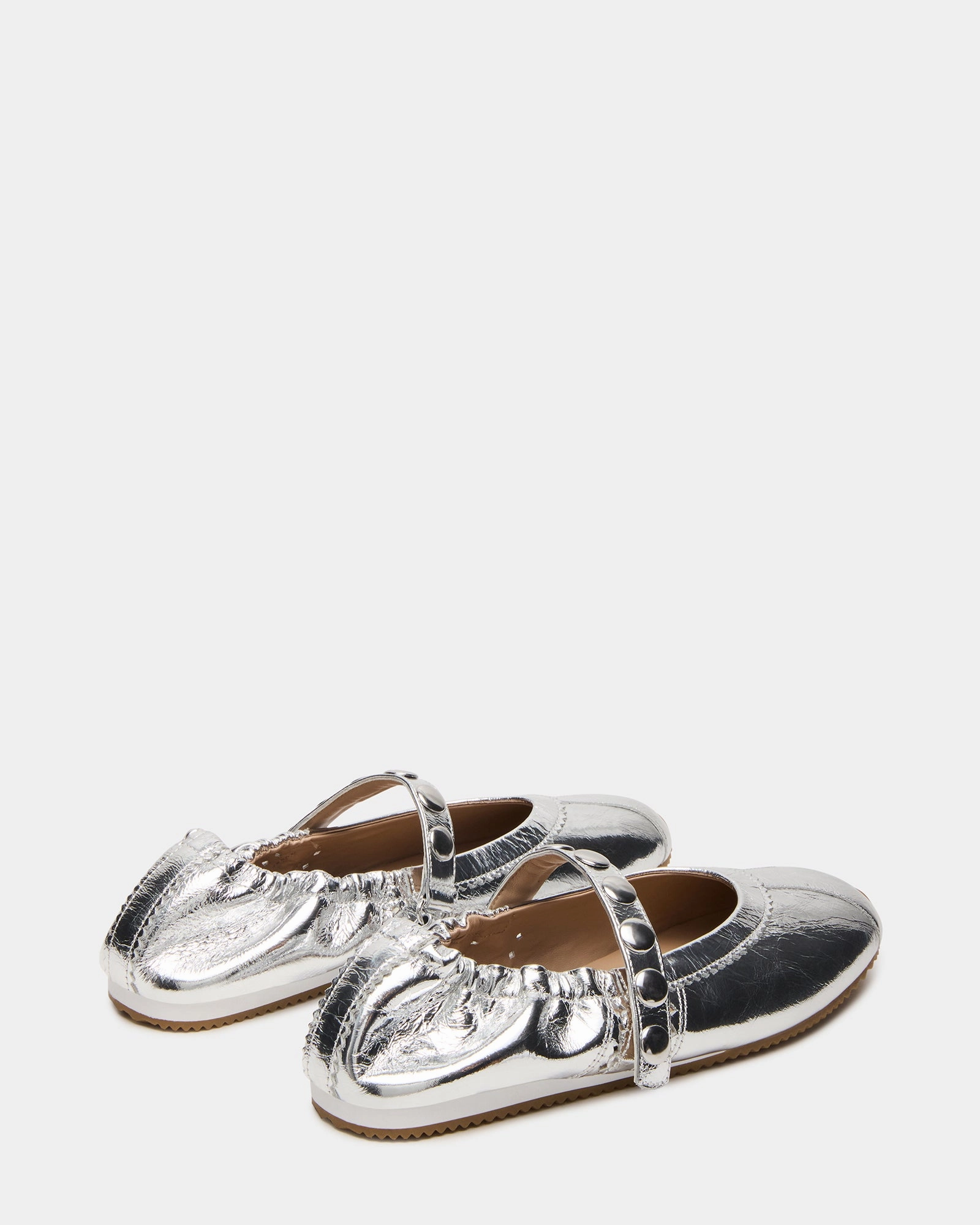 Mk Shoes Loafers ANAYA SILVER LEATHER STUDS