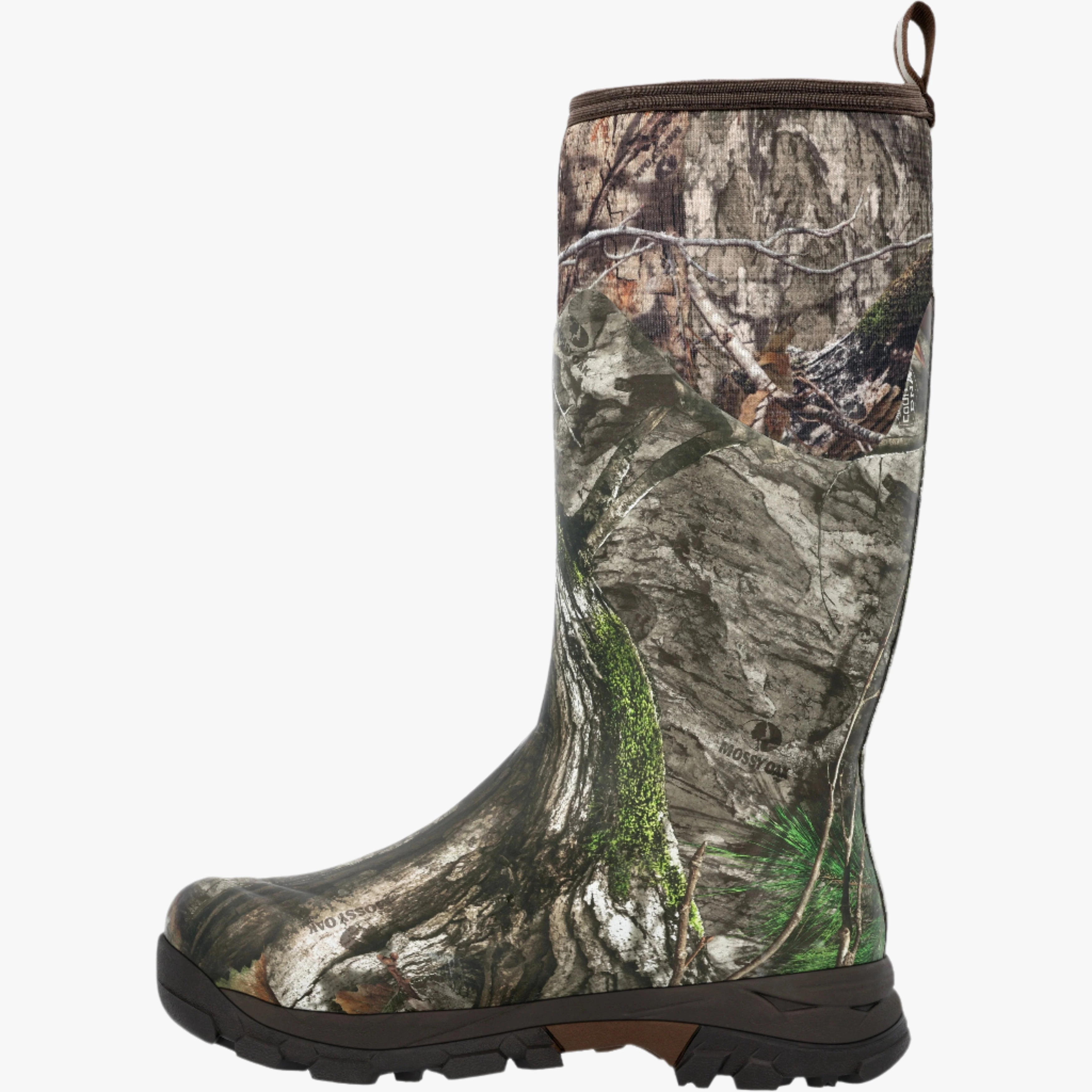 Muck Boots Men's Mossy Oak Country DNA Woody Arctic Ice Tall Boot   Vibram AGAT