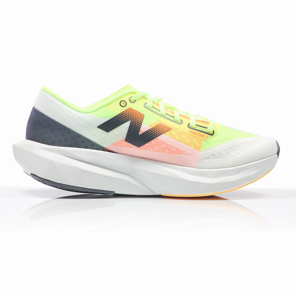 New Balance FuelCell Rebel v4 Women's Running Shoe - White/Lime Glo Best Running Shoes For Wide Feet