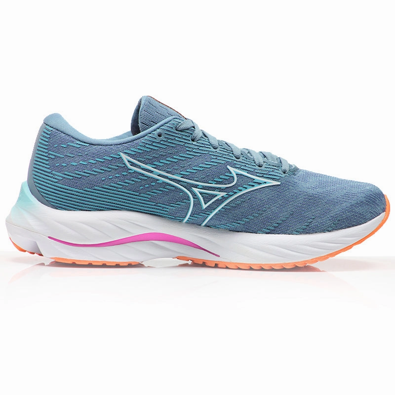 Hokka Running Shoes Mizuno Wave Rider 26 Women's Running Shoe - Antigua Sand/White/Light Orange