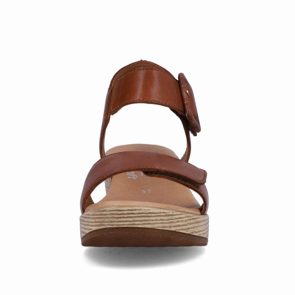 Remonte D0N52 Muskat Leather Sandal (Women's) Sandals Travel Agents