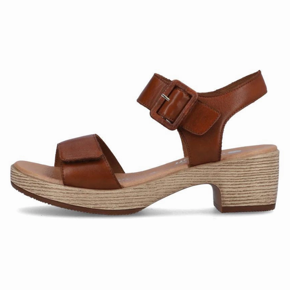 Remonte D0N52 Muskat Leather Sandal (Women's) Sandals For Size 12