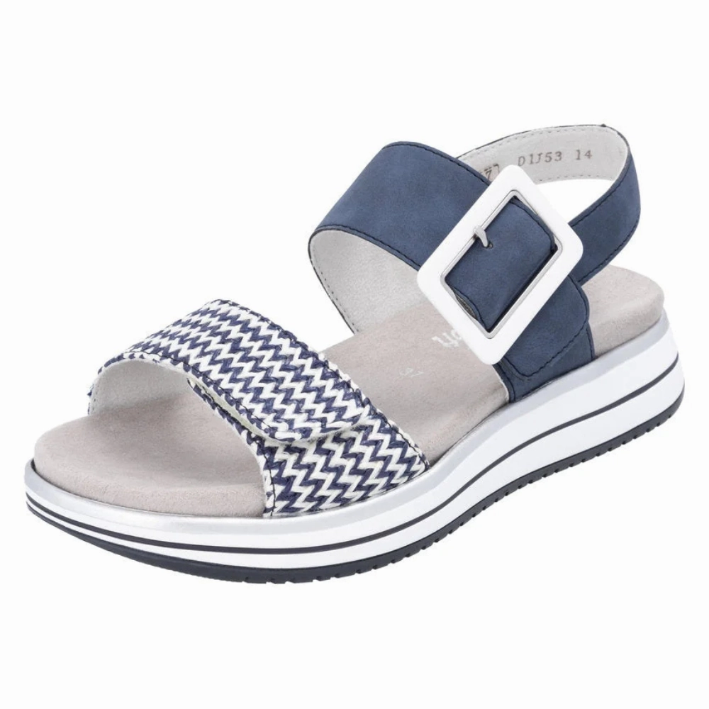 Tabi Leather Sandals Remonte Jocelyn D1J53 Jeans Leather Sandal (Women's)