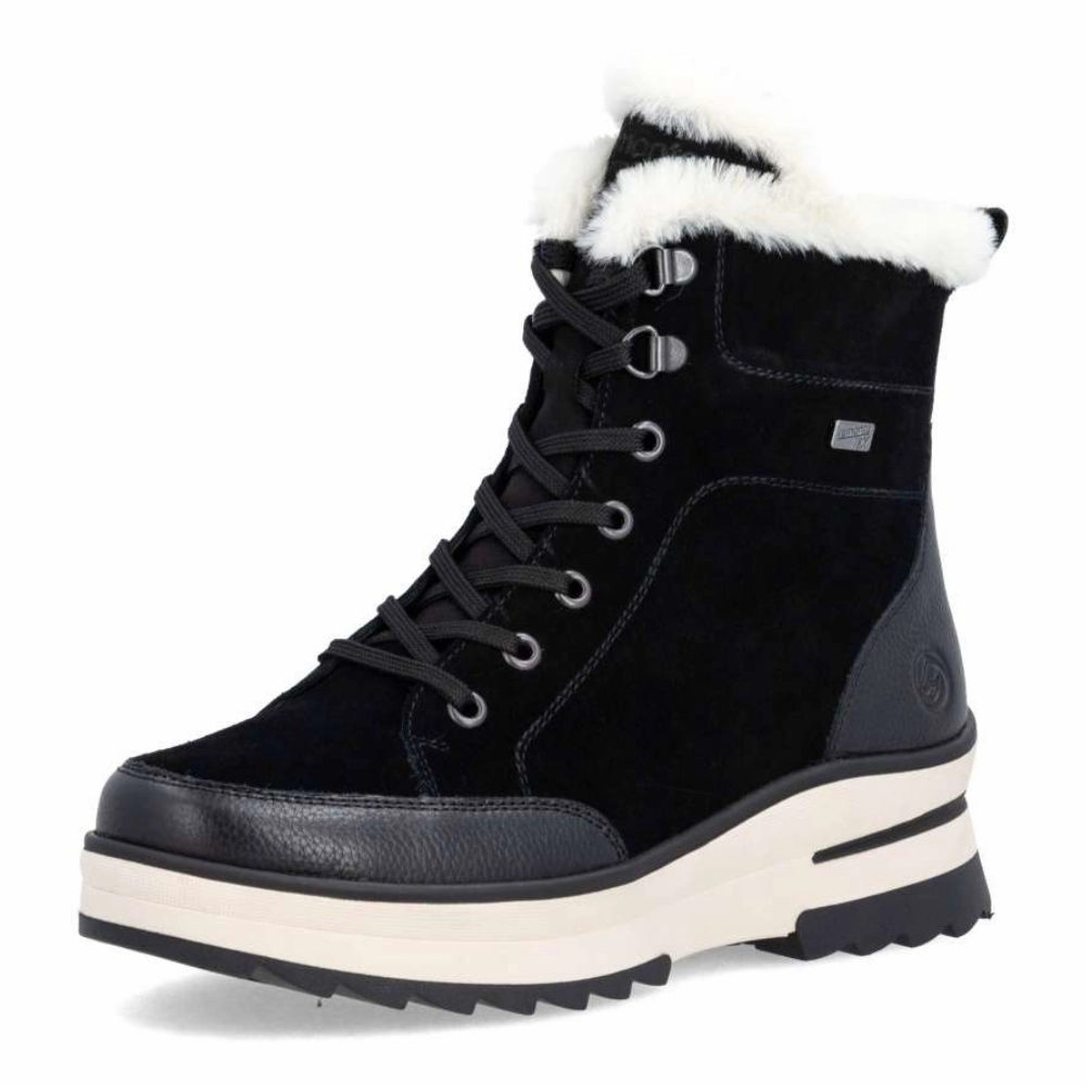 Barefoot Boots Remonte Lelisha 76 Black Boot (Women's)