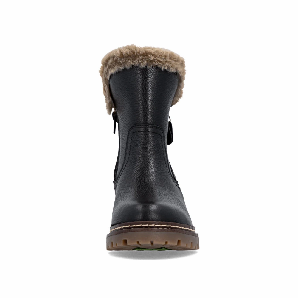 Boots And Chukkas Remonte Stewanie 83 Black Combination Boot (Women's)