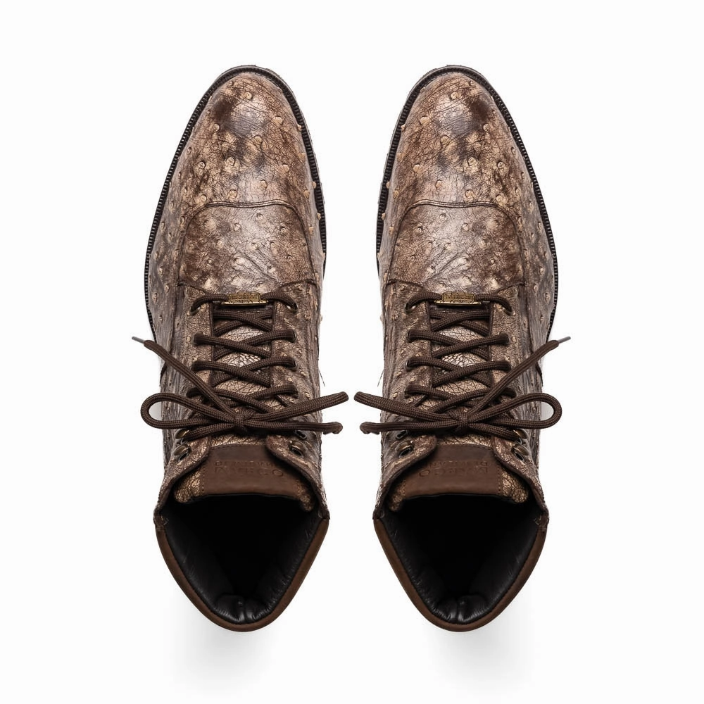 Renzo Stone Brown Winter Fluffy Boots