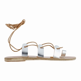 Alcyone Silver Iridescent Sandals