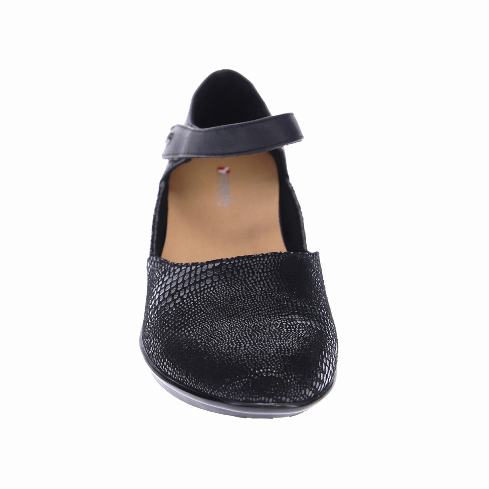 Best Shoes For Casual Dress Revere Osaka Black Lizard Mary Jane Shoe (Women's)