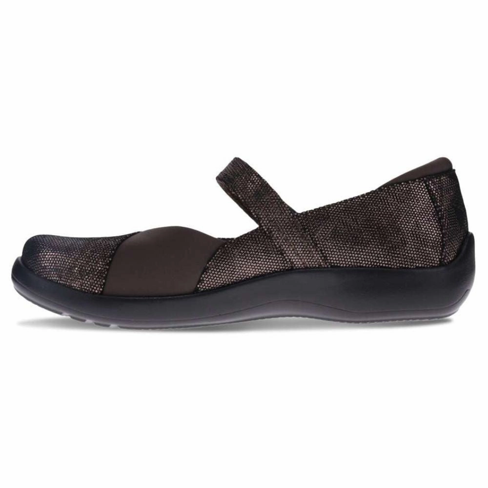 Revere Timaru Gunmetal Angle Mary Jane Shoe (Women's) High Heel Shoes That Turn Into Flats