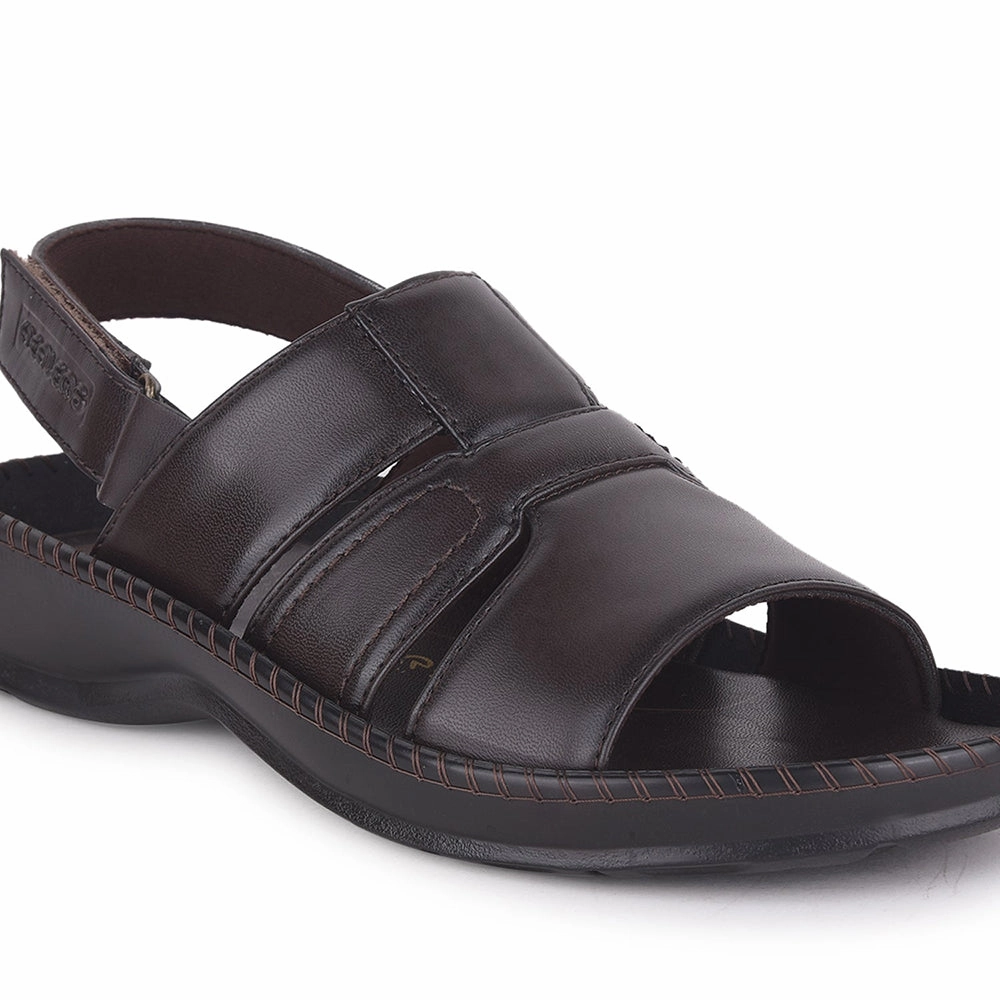 Healers Brown Casual Sandal For Men STARC-1E By Liberty Sandals Emerald Bay Exuma