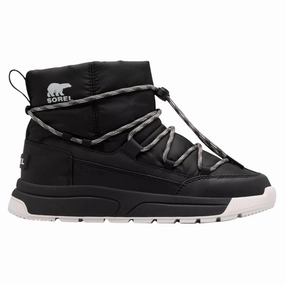 Sorel Whitney III Black/Sea Salt Waterproof Slip-On Boot (Women's) Sexy Boots