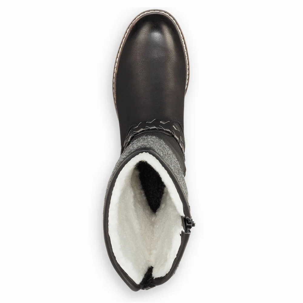 Rieker Dominika 79 Black/Anthracite Boot (Women's) Hvac Boots