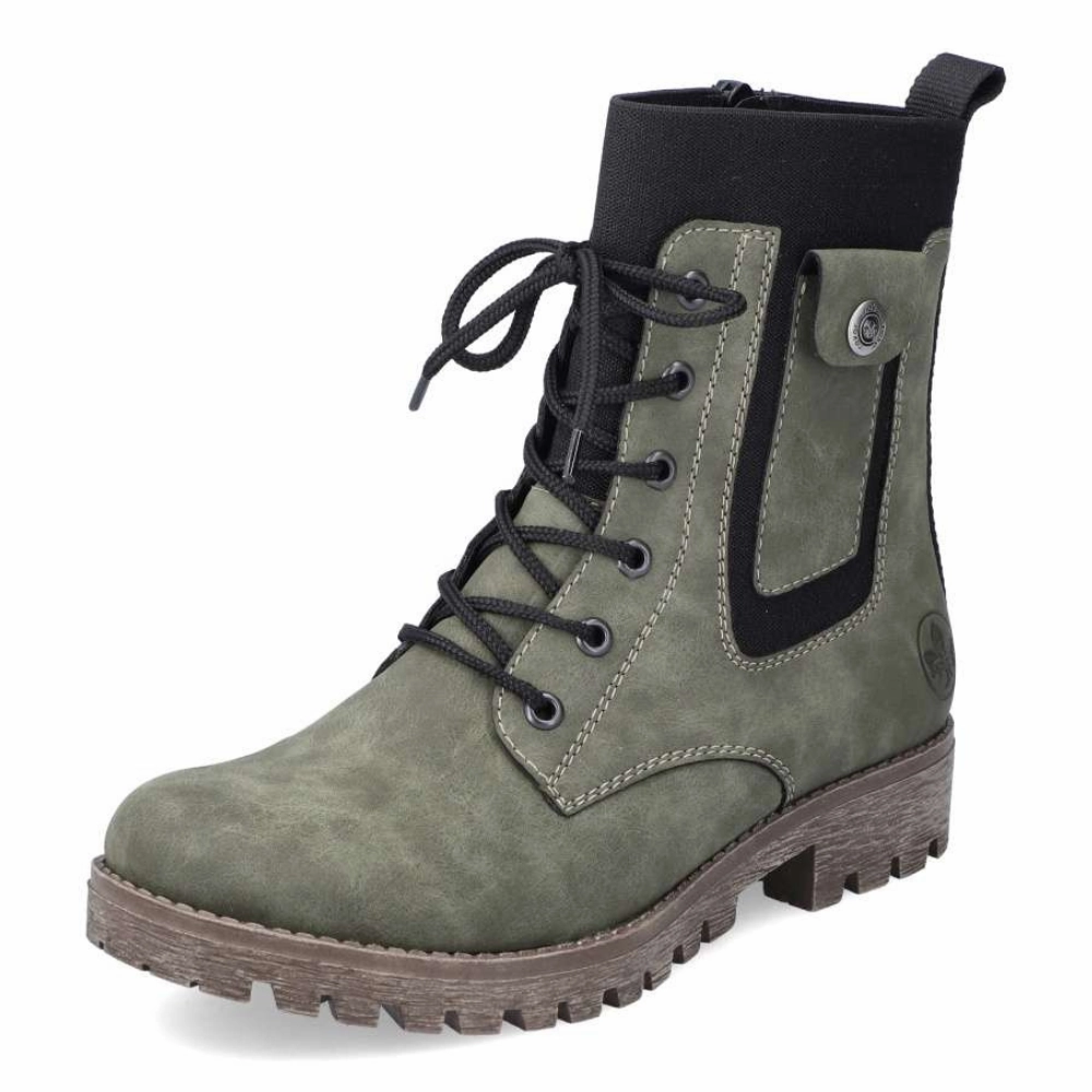 Rieker Payton 40 Liane Biker Boot (Women's) Ankle Boots No Heel