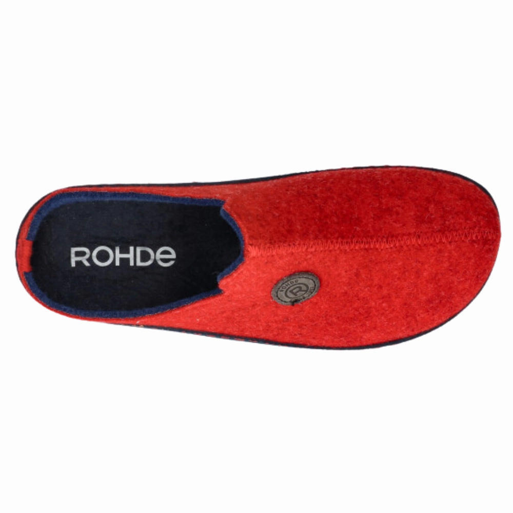 Rohde 6120 Foggia Circle Cherry Slipper (Women's) Good Slippers For Hardwood Floors