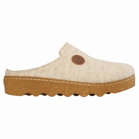 Rohde 6120 Foggia Circle Silk Slipper (Women's) Slippers Oakleaf