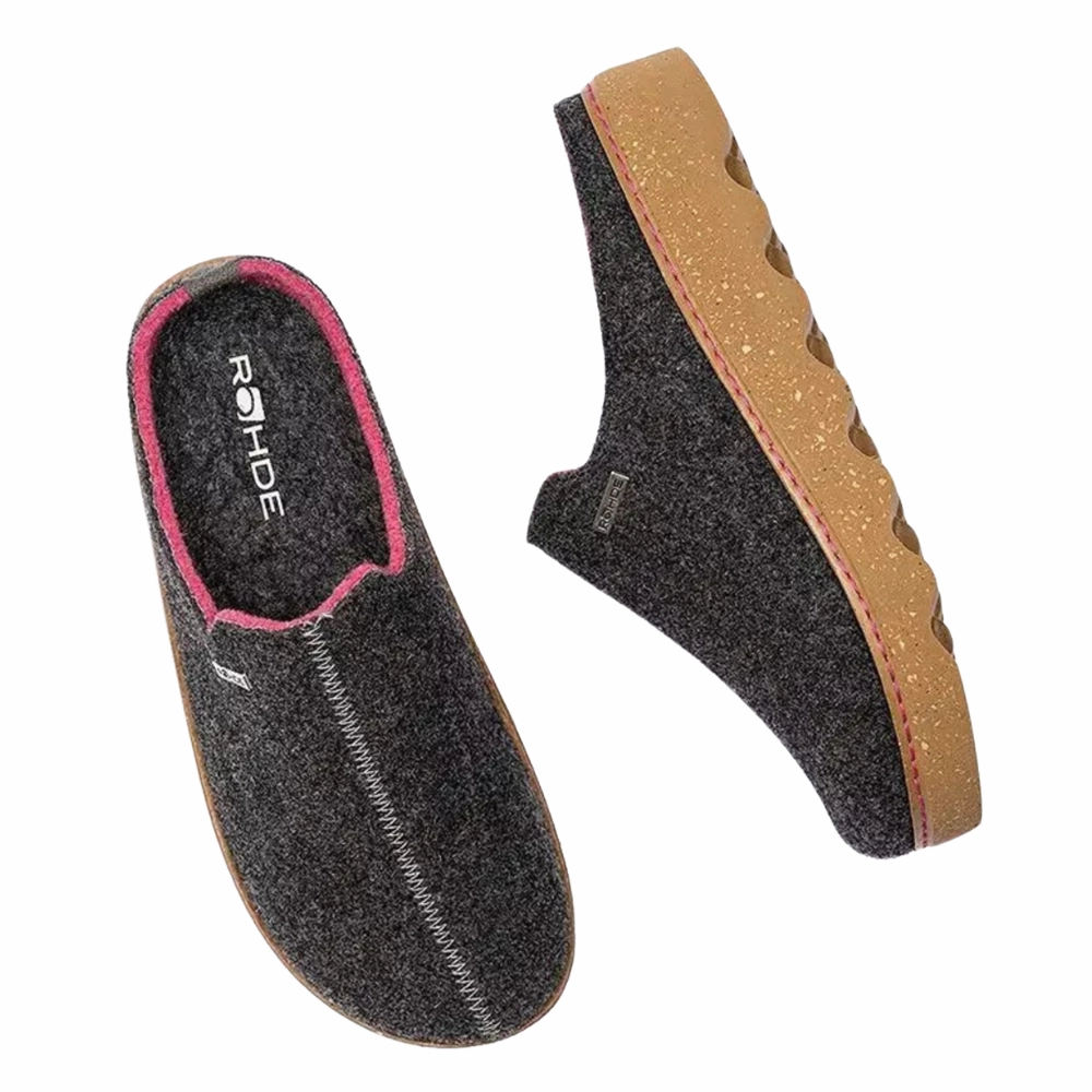 Pilates Slippers Rohde 6120 Foggia Circle Stone Slipper (Women's)
