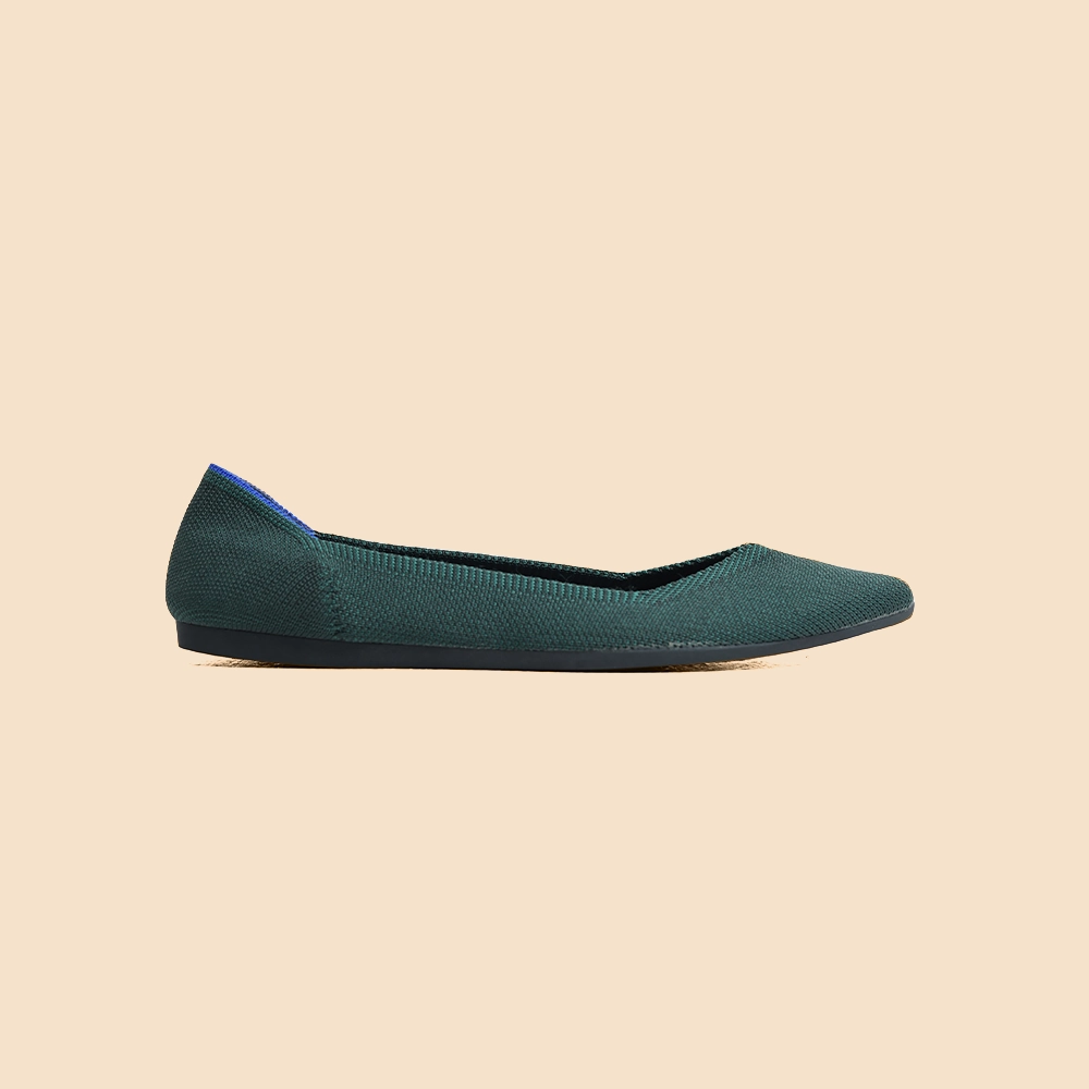 Rothy - Women - The Point - Green Italian Dress Shoes