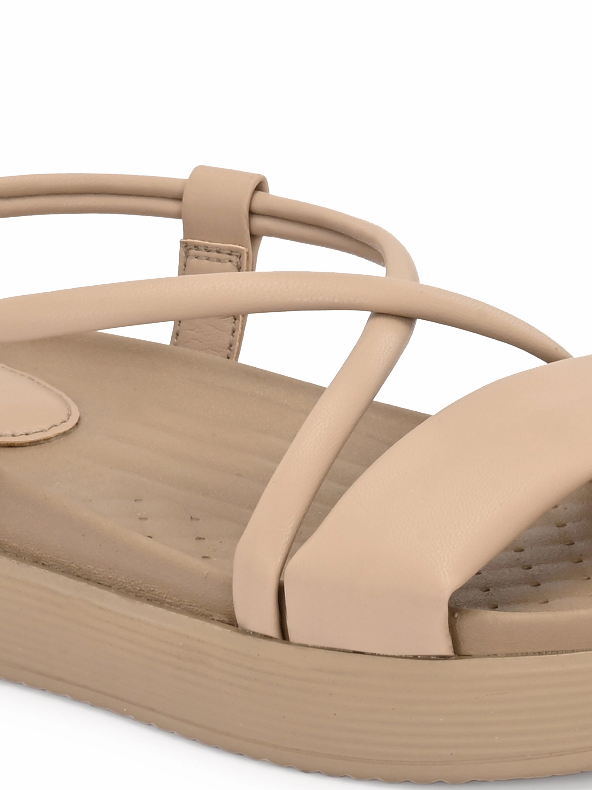 Roxy Back Elastic Wedge Sandals Jellies Sandals