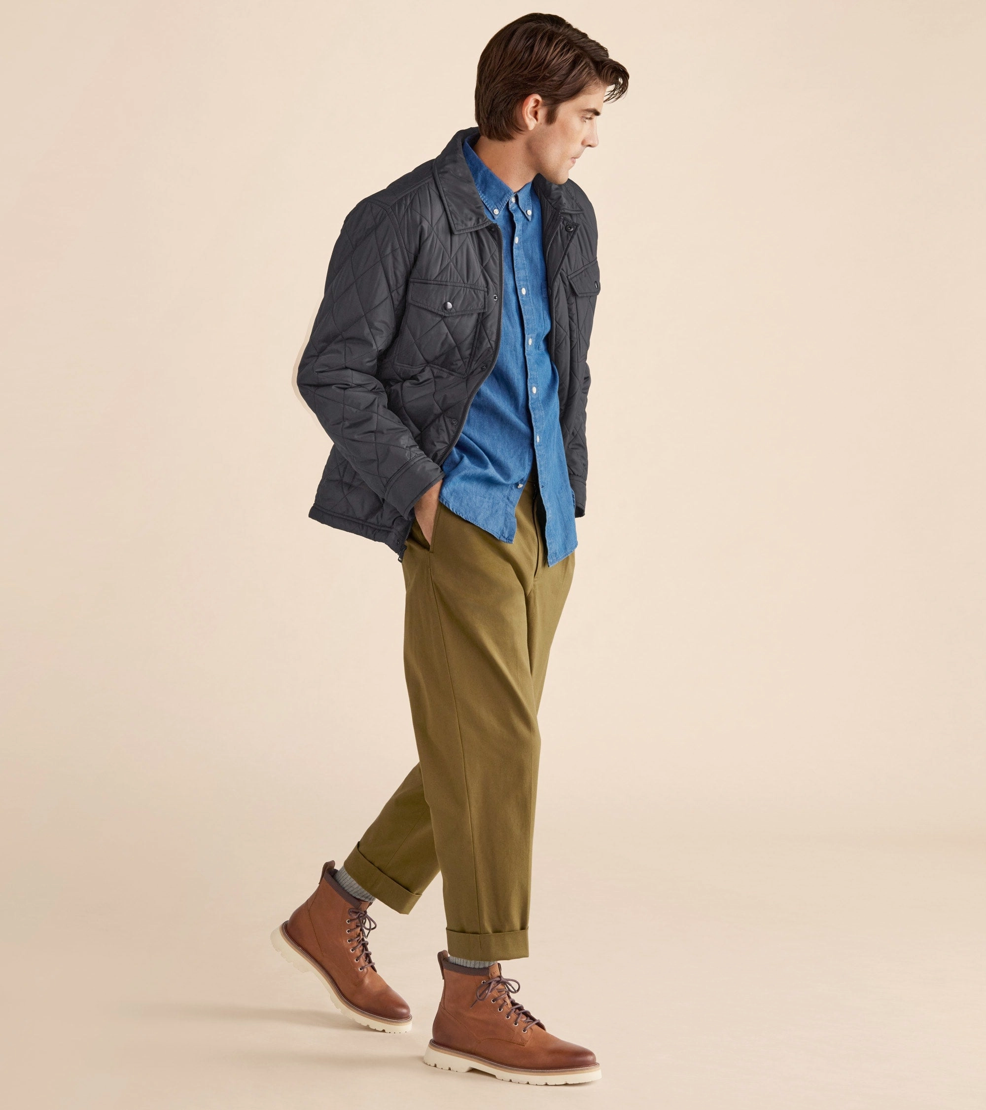 Men's American Classics Plain Toe Waterproof Boots Work Carolina Boots