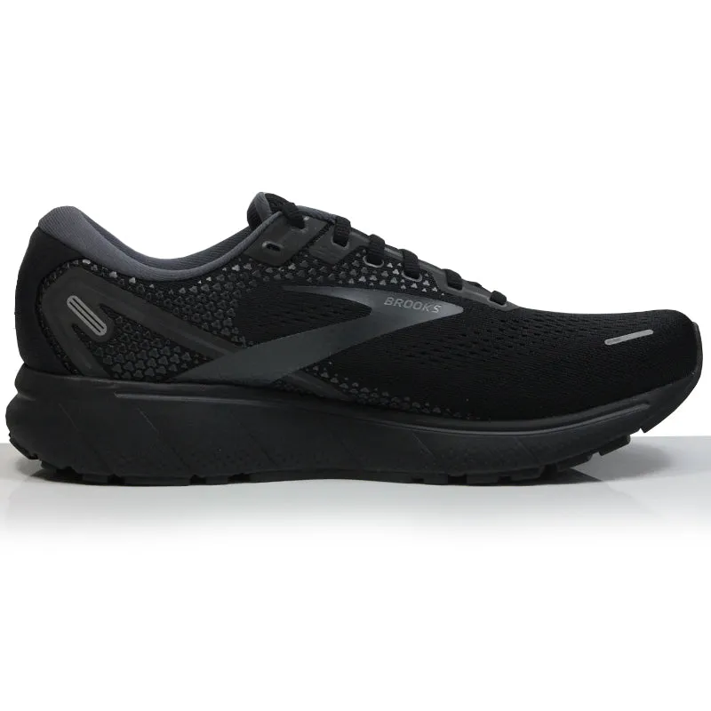 Brooks Ghost 14 Women's Wide Fit Running Shoe - Black/Black/Ebony Uk Running Shoes