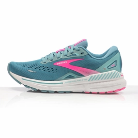 Brooks Adrenaline GTS 23 Women's Running Shoe - Storm Blue/Pink/Aqua 520 V8 Running Shoe