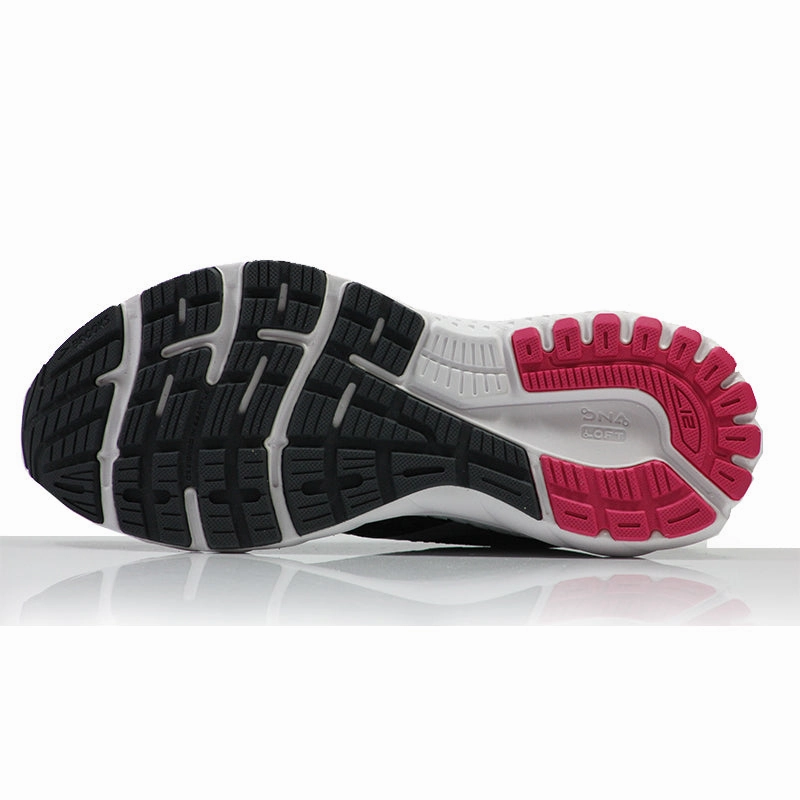 Asics Running Shoe Brooks Adrenaline GTS 21 Women's Running Shoe - Black/Raspberry Sorbet/Ebony