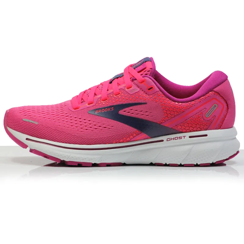 Good Marathon Running Shoes Brooks Ghost 14 Women's Running Shoe - Pink/Fuchsia/Cobalt