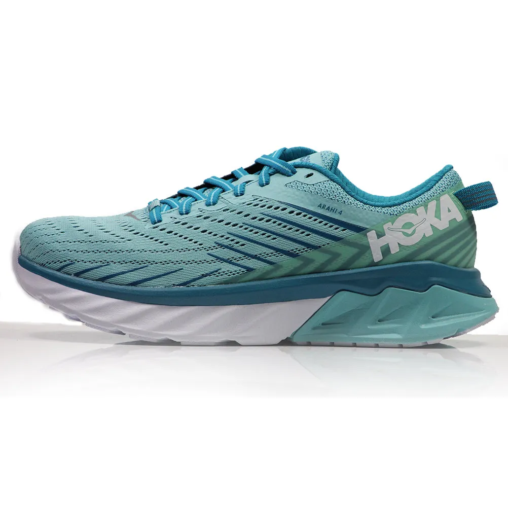 Hoka One One Arahi 4 Women's Running Shoe - Antigua Sand/Caribbean Sea Bondi 8 Running Shoe