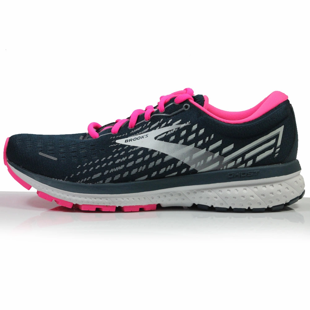 Brooks Ghost 13 Women's Running Shoe - Reflective Pond/Pink/Ice Running Shoes Customer Service