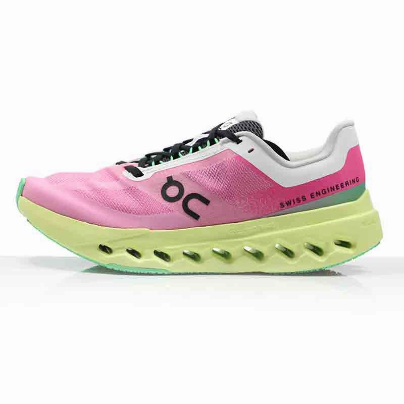 High Performance Running Shoes On Cloudsurfer Next Women's Running Shoe - Pink/Limelight