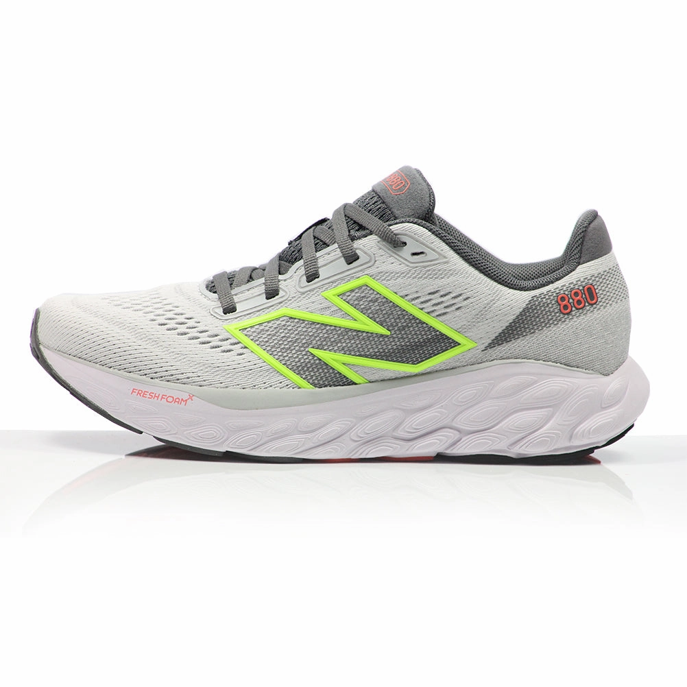 New Balance Fresh Foam 880v14 Women's Running Shoe - Grey Matter/Bleached Lime Glo Anthem 6 Running Shoes