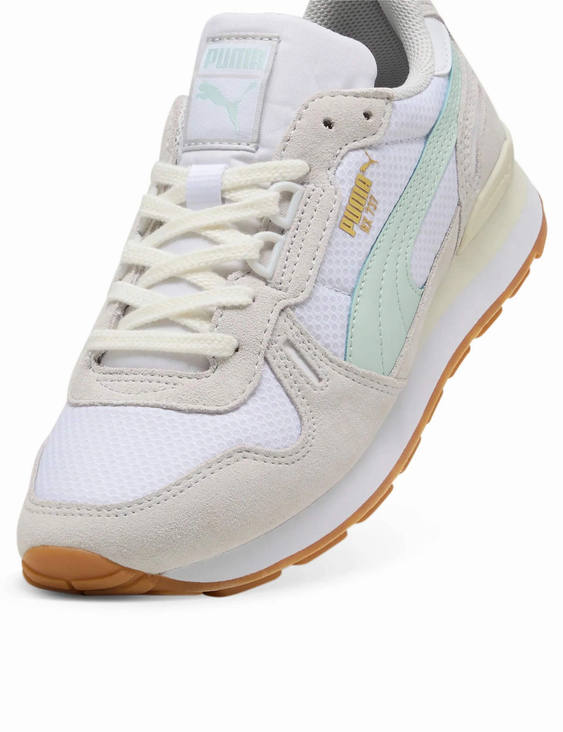 RX 737 Mesh Sneakers - White/Gum