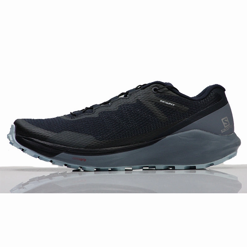 Go Run Running Shoes Salomon Sense Ride 3 Women's Trail Shoe - Navy Blazer/Flint Stone/Angel