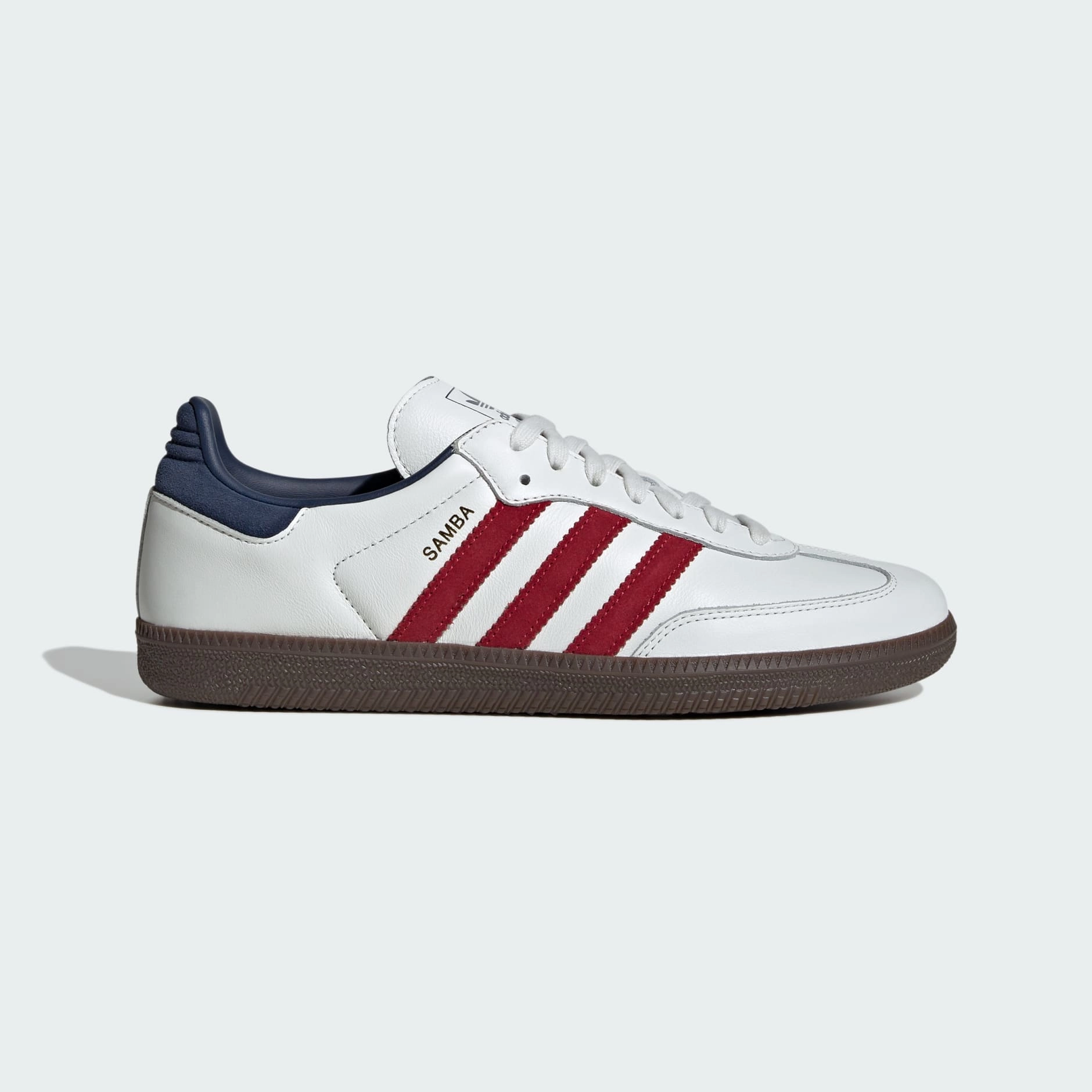 SAMBA OG SHOES - Core White / Team Victory Red / Night Indigo Adidas Samba Shoes Sale
