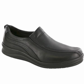 SAS Cruise On Loafer Black Leather (Men's) Brown Shoes