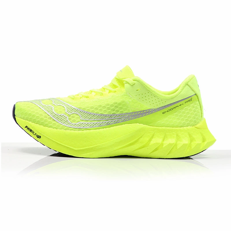 Saucony Endorphin Pro 4 Women's Running Shoe - Citron/Silver Running Shoes With Flat Feet