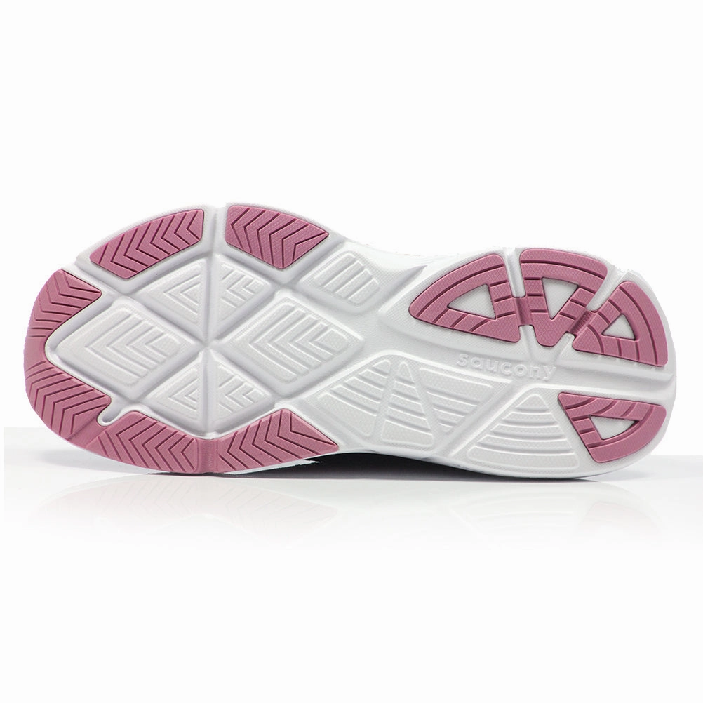 Saucony Guide 17 Women's Wide Fit Running Shoe - Navy/Orchid Guide Running Shoes