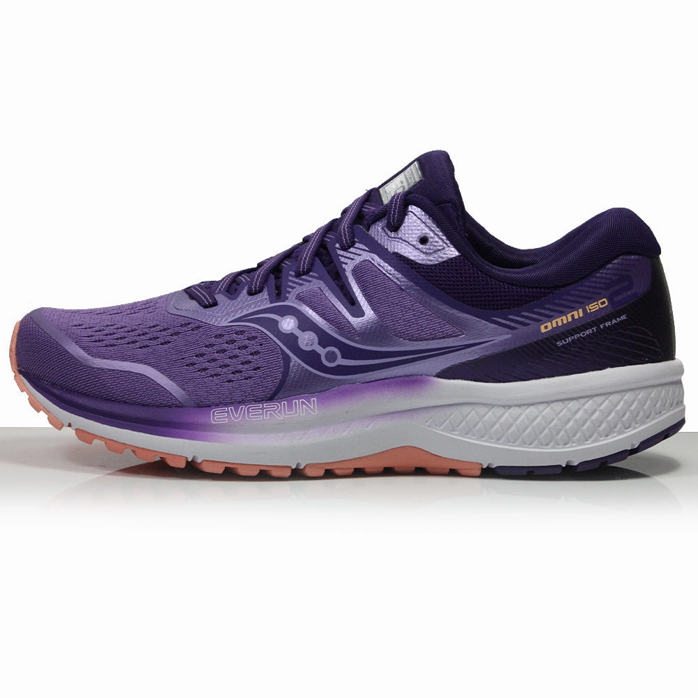 Saucony Omni ISO 2 Women's Running Shoe - Purple/Black/Pink Best Ultra Marathon Running Shoes