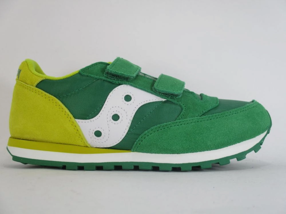 Cloudsurfer Sneakers Saucony Originals Jazz Double HL sneakers da bambino con lo strappo SK261010 verde-giallo