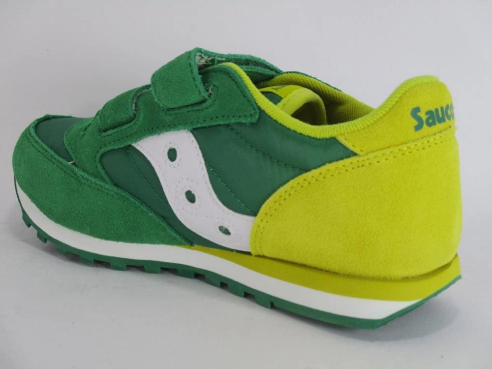 Saucony Originals Jazz Double HL sneakers da bambino con lo strappo SK261010 verde-giallo 1. NULL