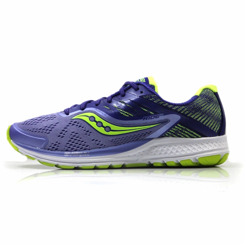 Racing Running Shoes Saucony Ride 10 Women's Running Shoe