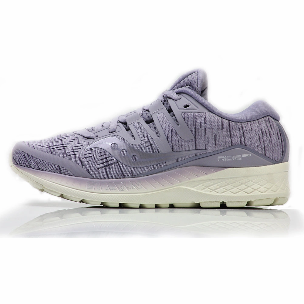 Saucony Ride ISO Women's Running Shoe - Purple/White Lightweight Cushioned Breathable Running Shoes
