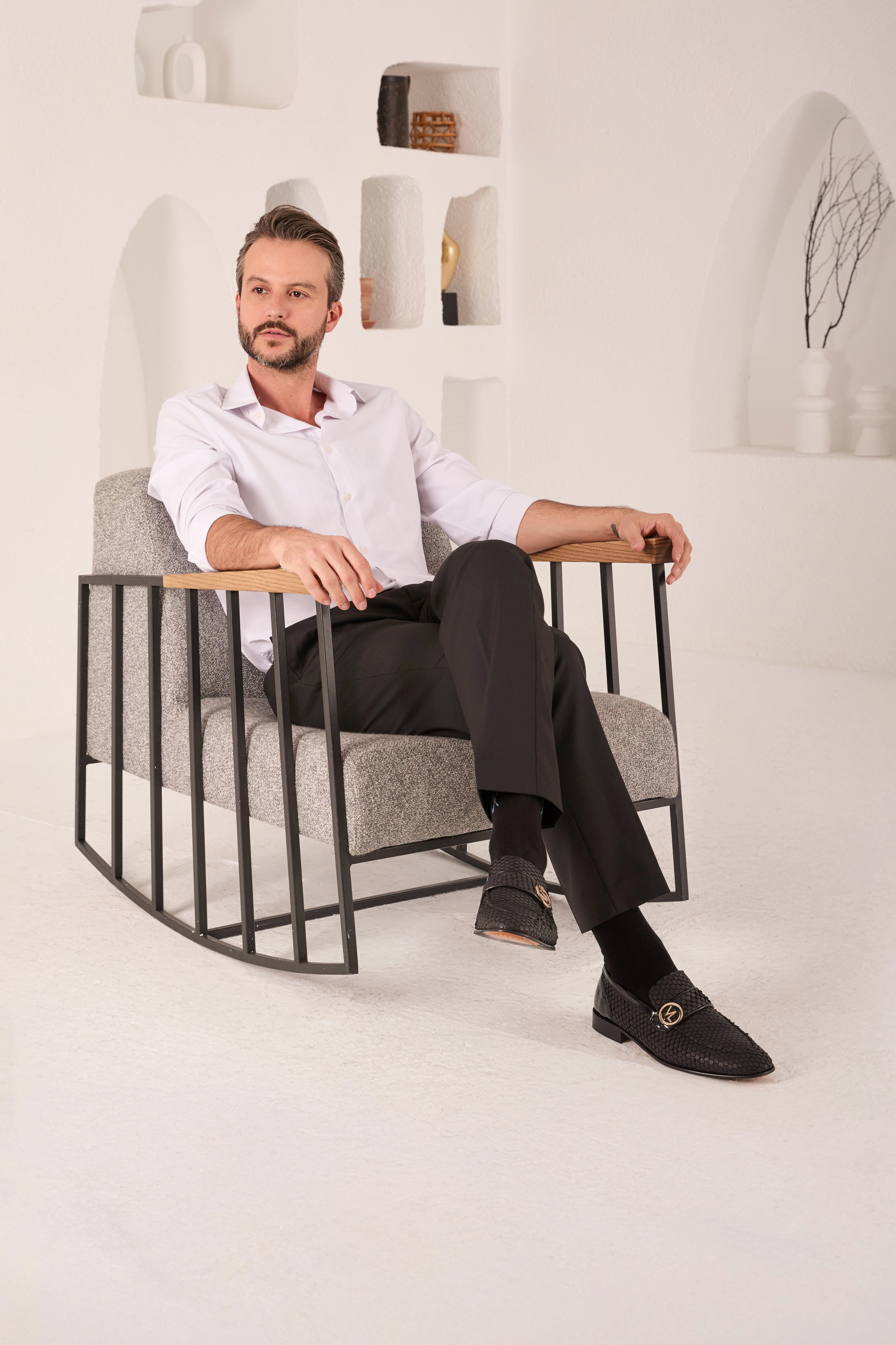 The Monarch Black Leather Men Dress Shoe Dress With Shoes