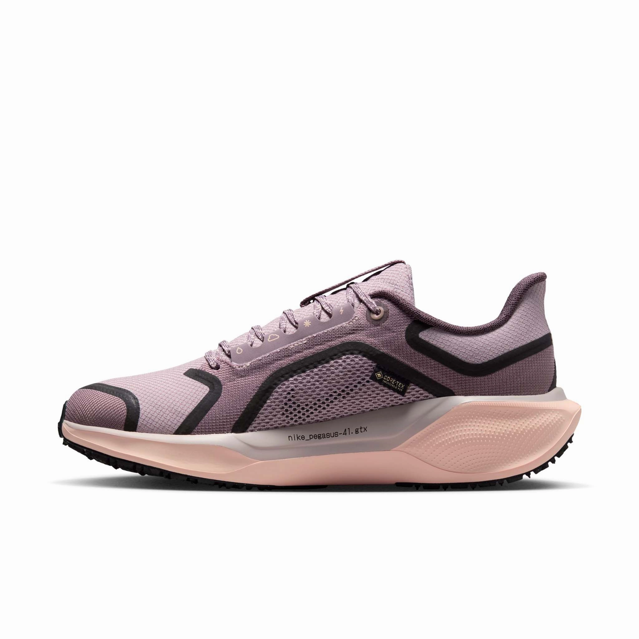 Nike Kevin Garnett Basketball Shoes Nike | Women's Pegasus 41 GORE-TEX Road Running Shoes - Platinum Violet/Black-Crimson Tint