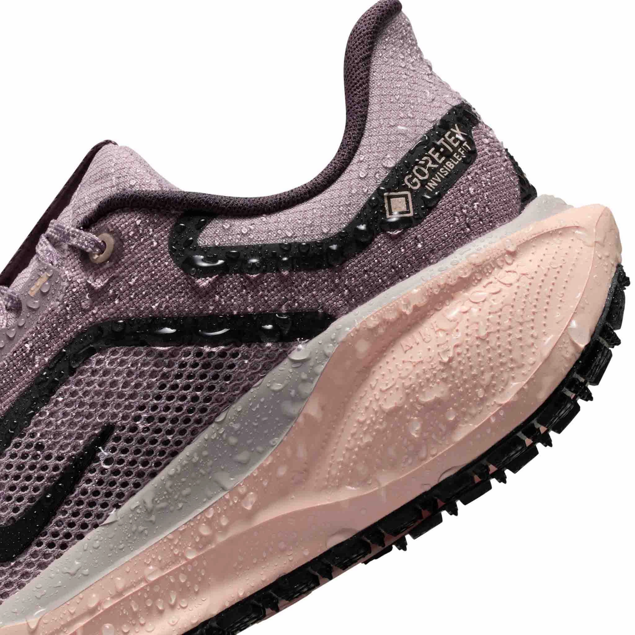 Nike | Women's Pegasus 41 GORE-TEX Road Running Shoes - Platinum Violet/Black-Crimson Tint Shoe Carnival Nike Shoes